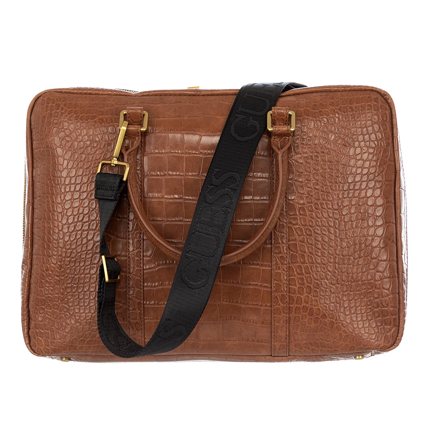 GUESS Ethan Laptop Handbag - Brown 8951903 5