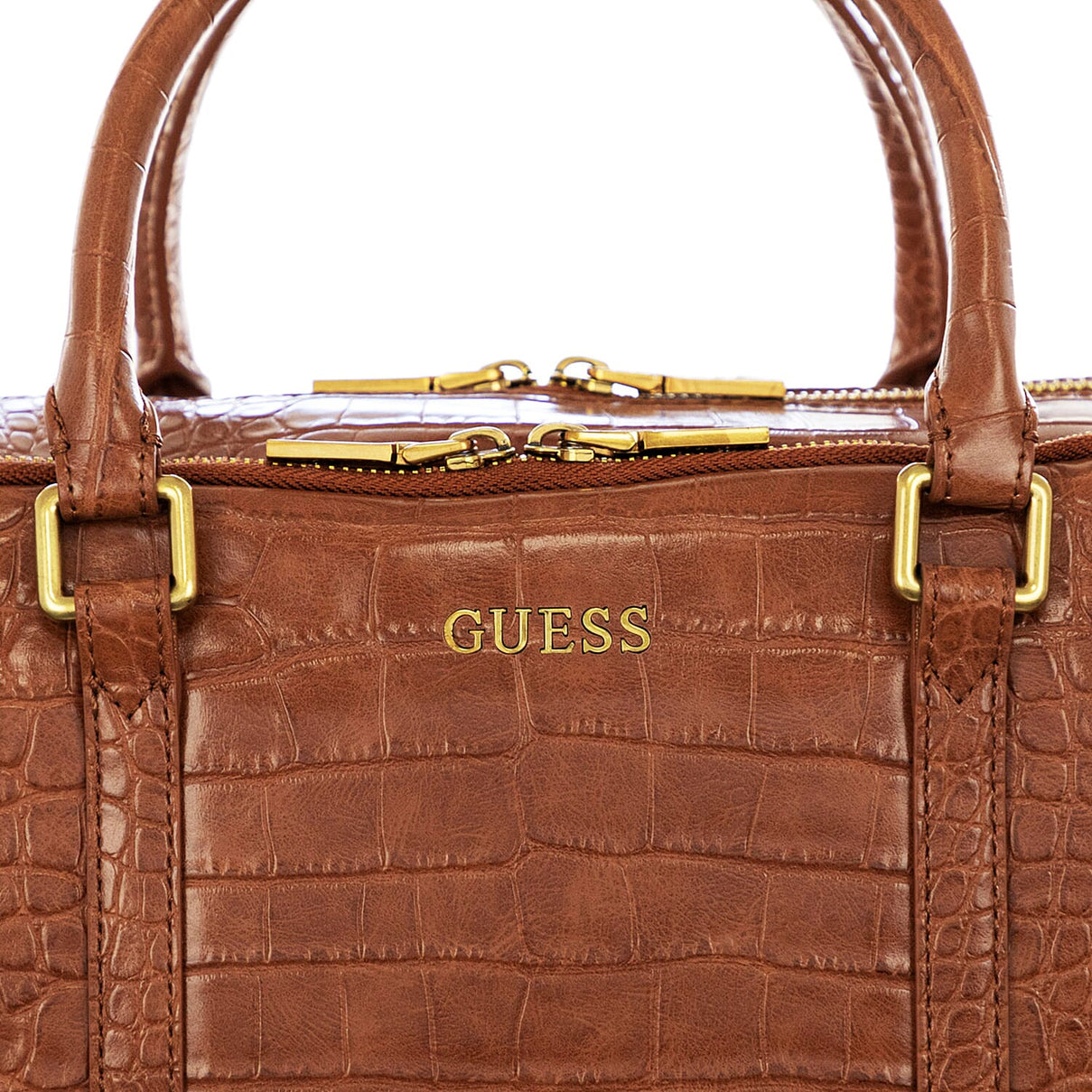 GUESS Ethan Laptop Handbag - Brown 8951903 7