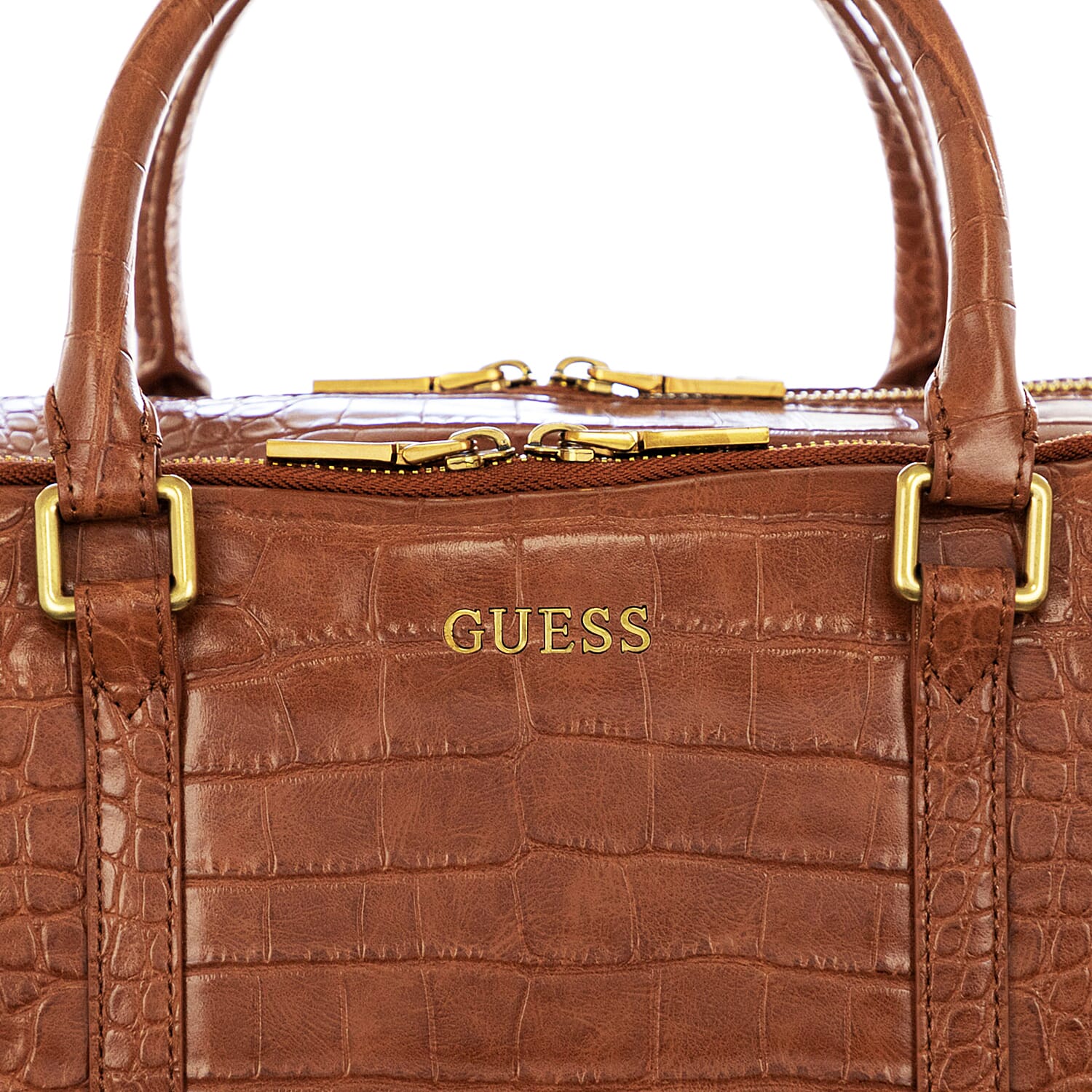 GUESS Ethan Laptop Handbag - Brown 8951903 7