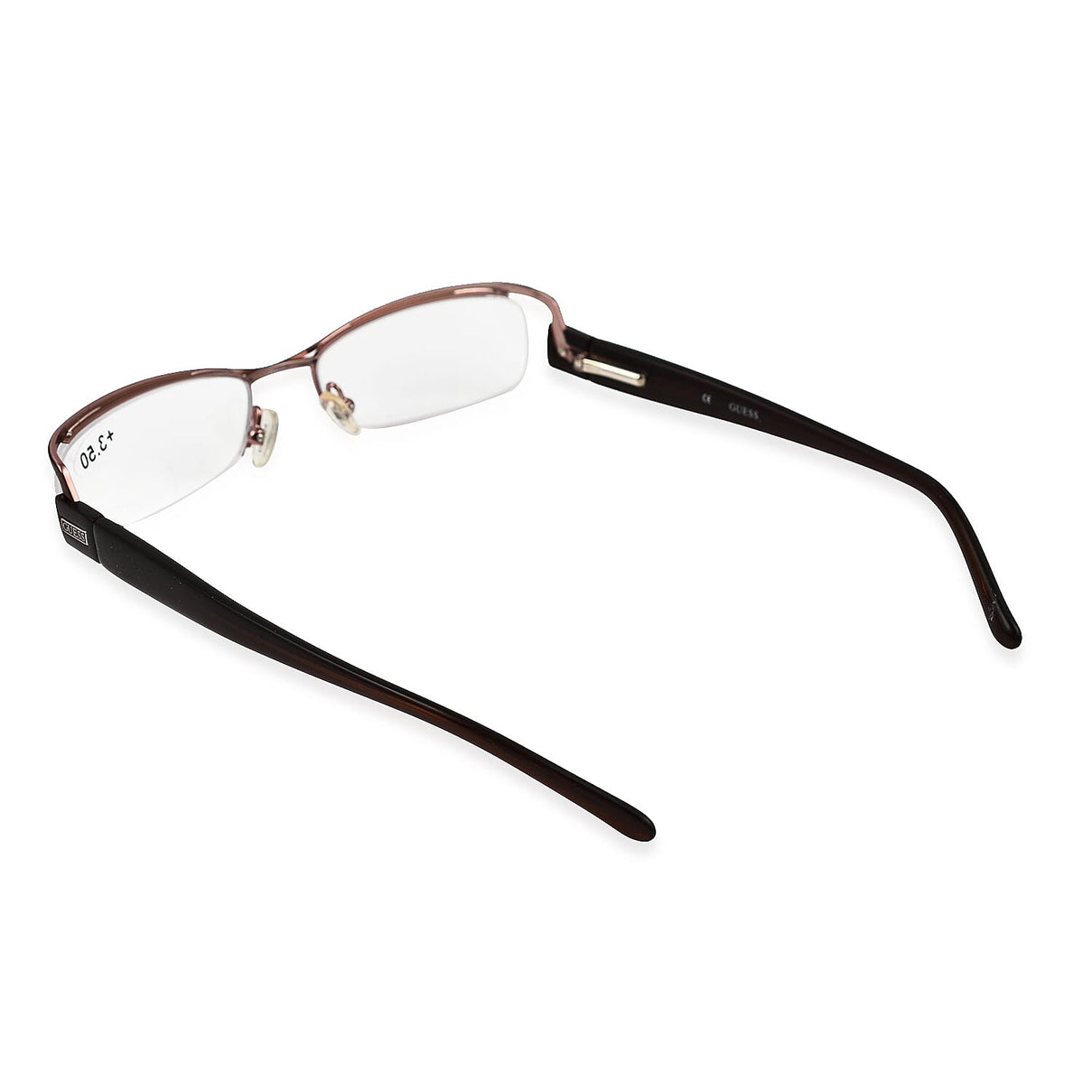GUESS Half Rim Metal Readers (Power 3.5)  - Brown 7750761 2