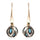 Gold Pearl Drop Earrings