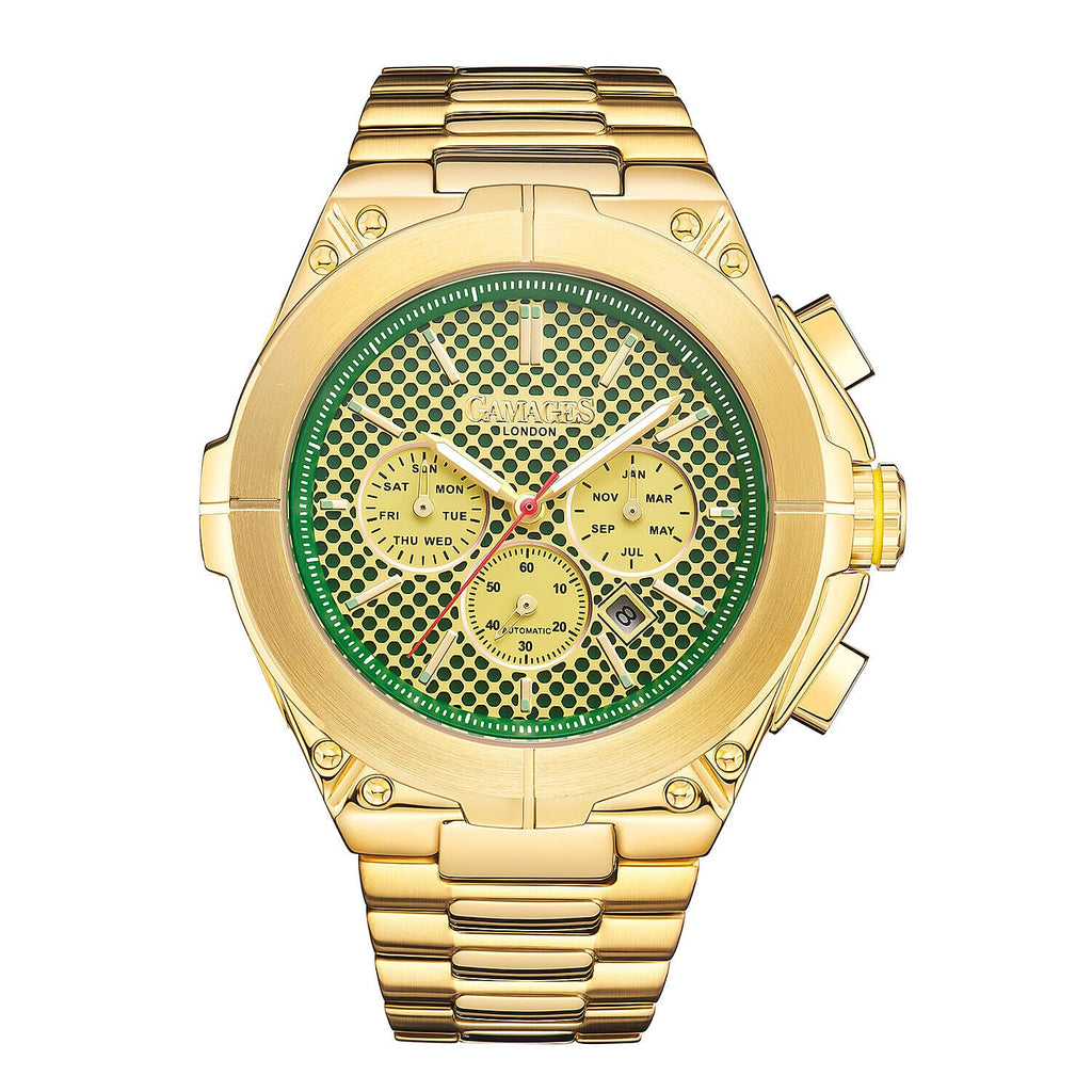 Gamages Of London Automatic Mens Watch in Stainless Steel - Gold