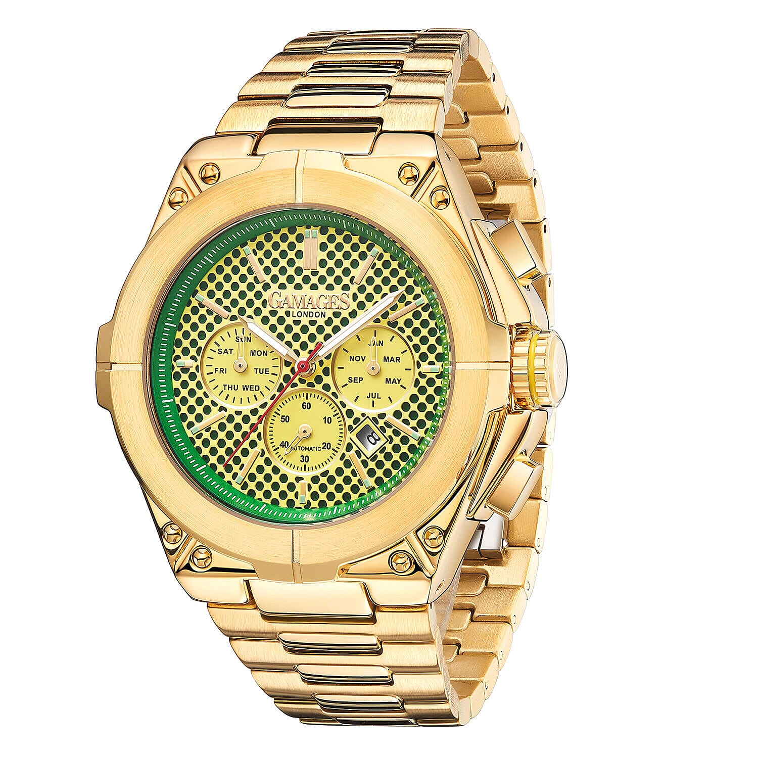 Gamages Of London Automatic Mens Watch in Stainless Steel - Gold 7490484 2