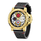 Gamages Of London Automatic Mens Watch in Stainless Steel with Black Colour Strap