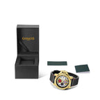 Gamages Of London Automatic Mens Watch in Stainless Steel with Black Colour Strap