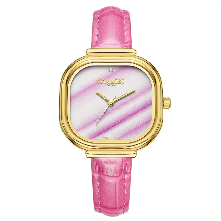 Gamages Of London: Ladies Mirror Diamond Automatic Ladies Watch In Stainless Steel 7749277 1