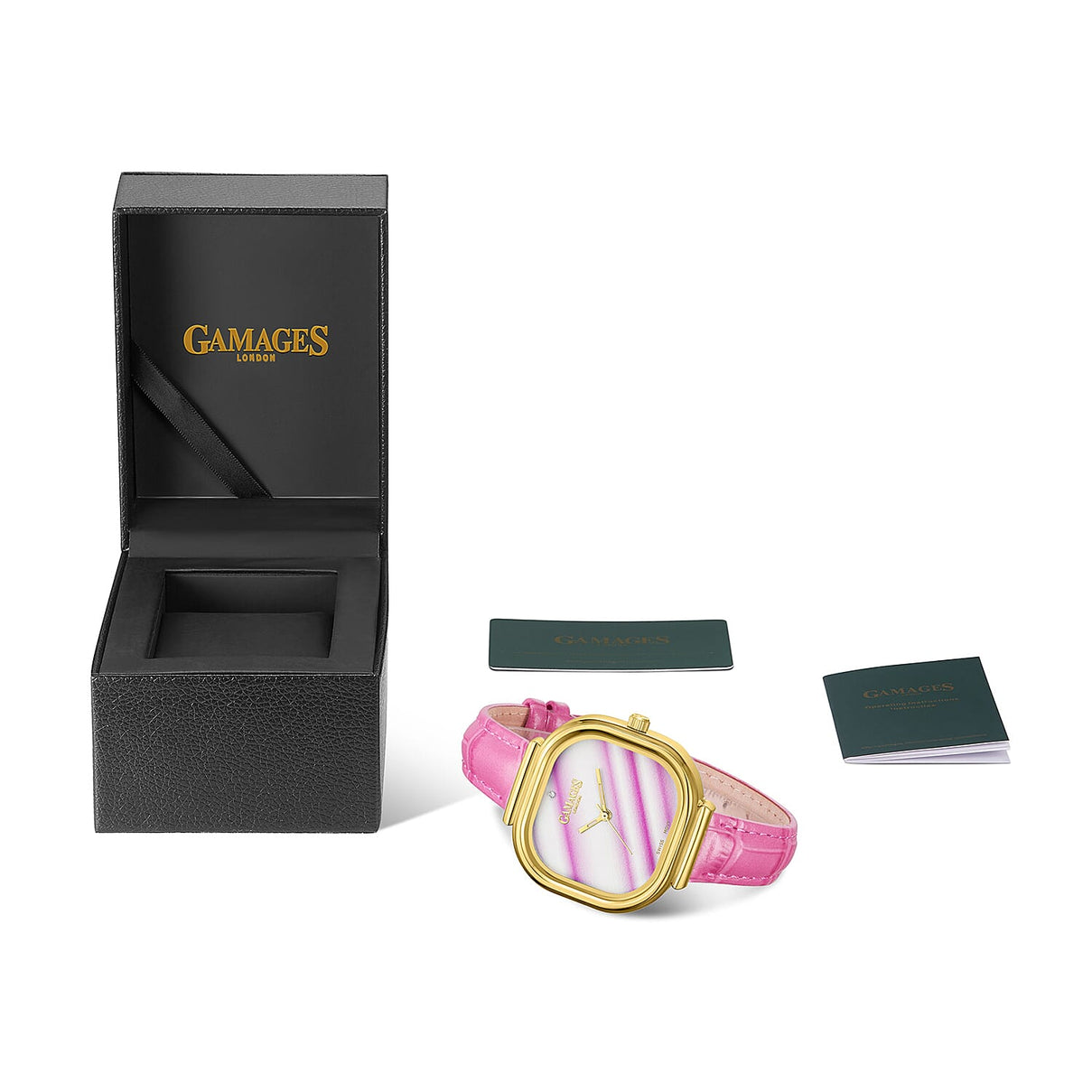 Gamages Of London: Ladies Mirror Diamond Automatic Ladies Watch In Stainless Steel 7749277 5