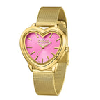 Gamages Of London Affectionate Diamond Swiss Quartz Ladies Watch With 5 Year Warranty - Pink