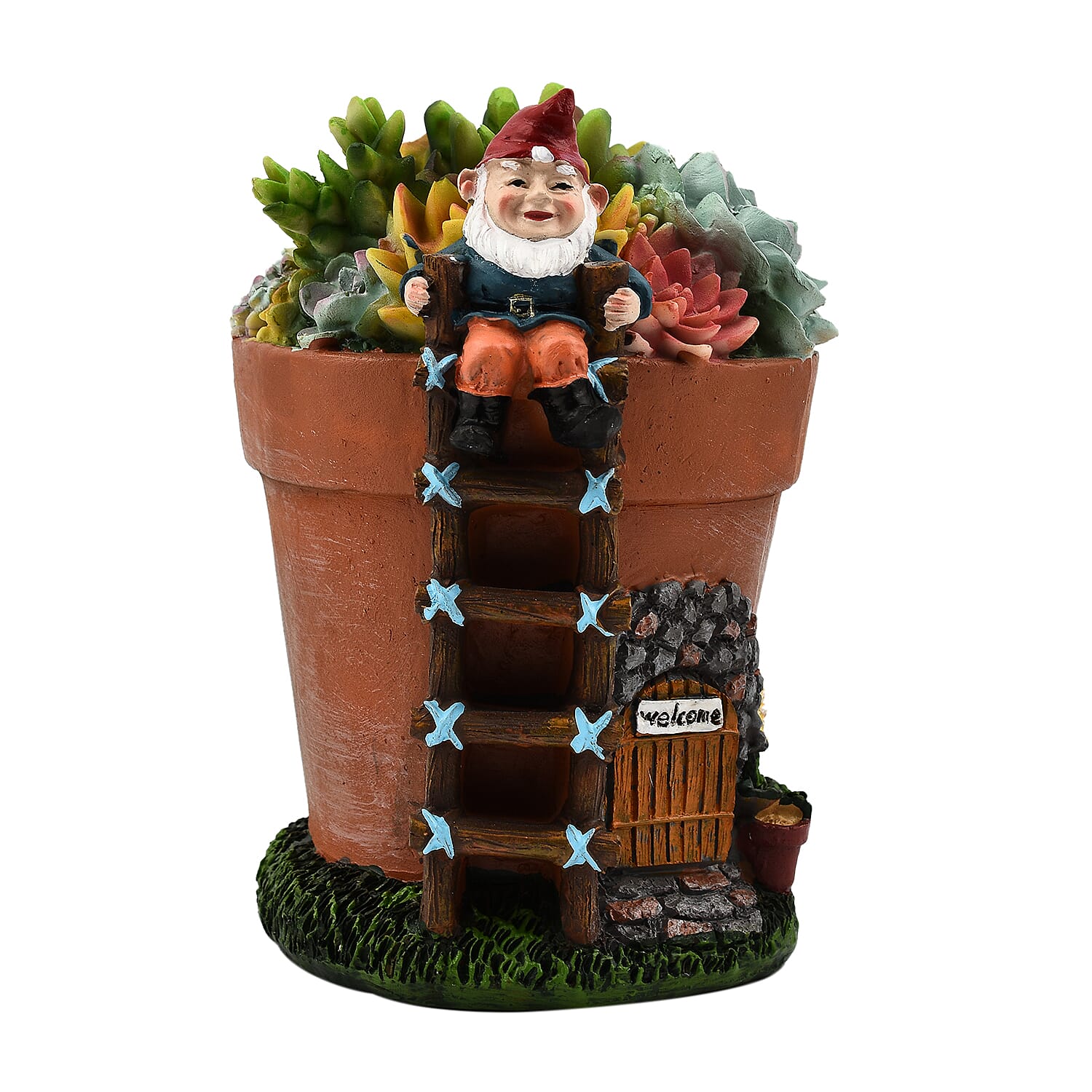 Garden Succulent Gnome House 7698778 0
