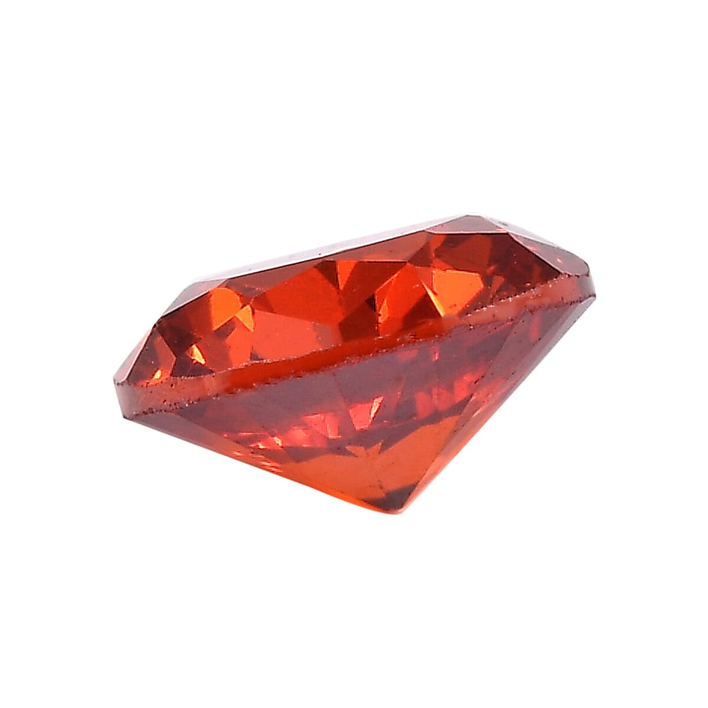Garnet Cubic Zirconia Round Shape Gemstone 2.47 Ct.