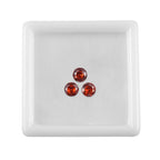 Garnet Cubic Zirconia Round Shape Gemstone 2.47 Ct.