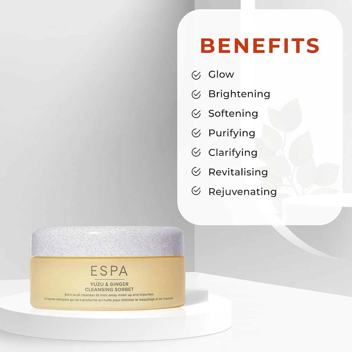 ESPA Yuzu and Ginger Cleansing Sorbet 100ml 7725361 4