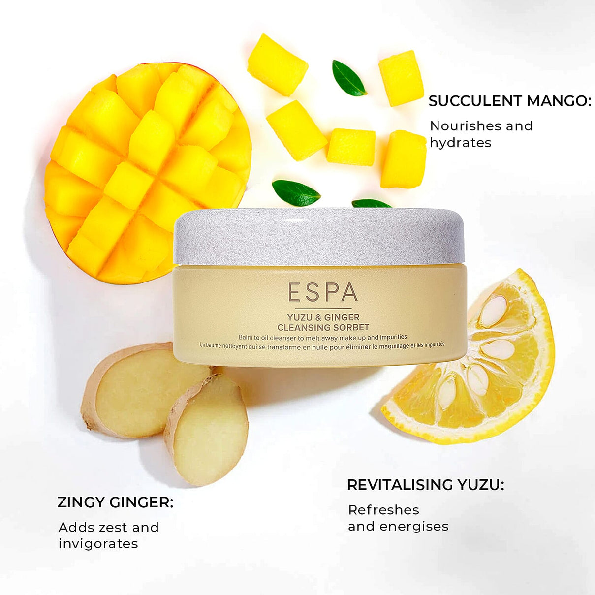 ESPA Yuzu and Ginger Cleansing Sorbet 100ml 7725361 5