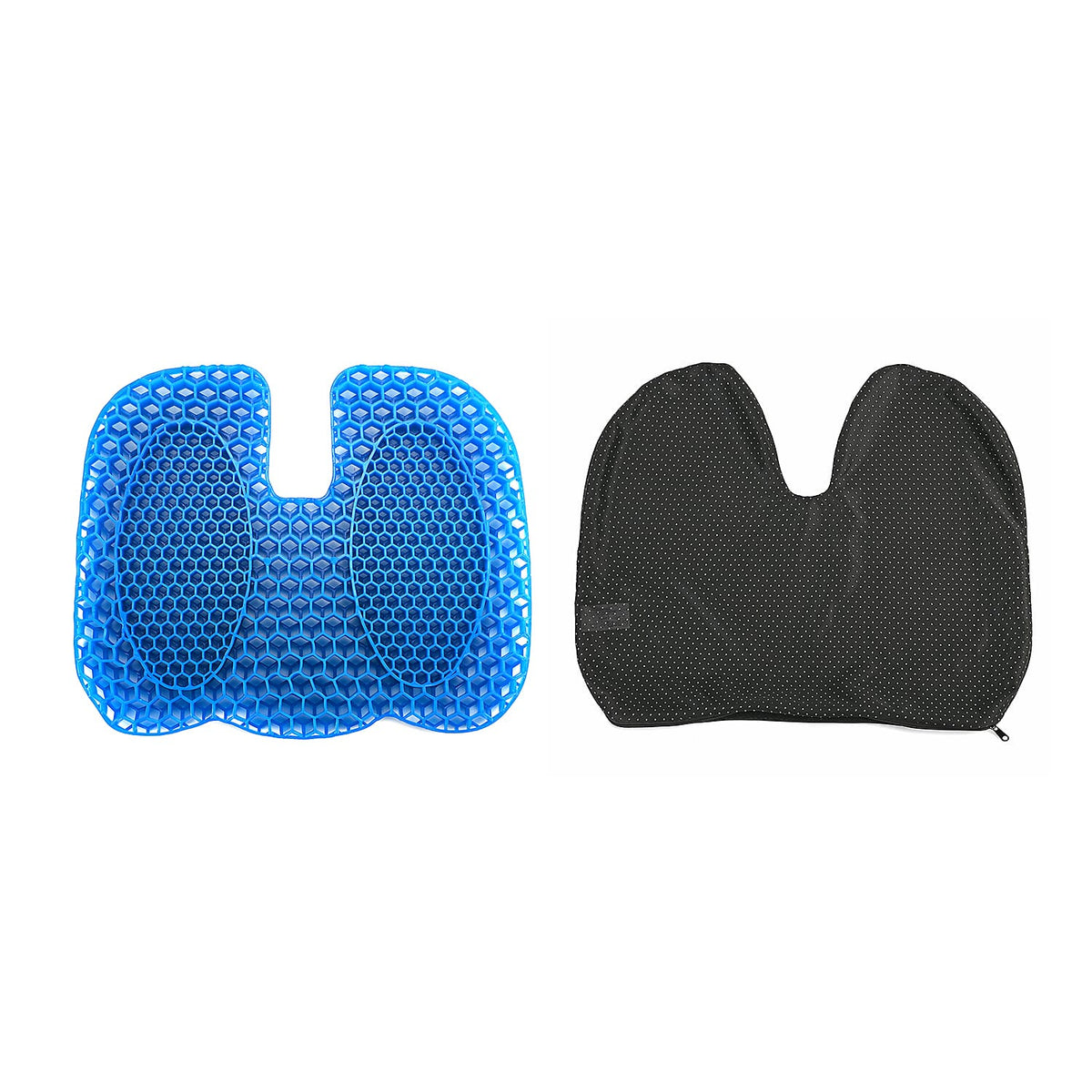 Gel Seat Cushion (Honeycomb Patterned) with Cover 7747138 0