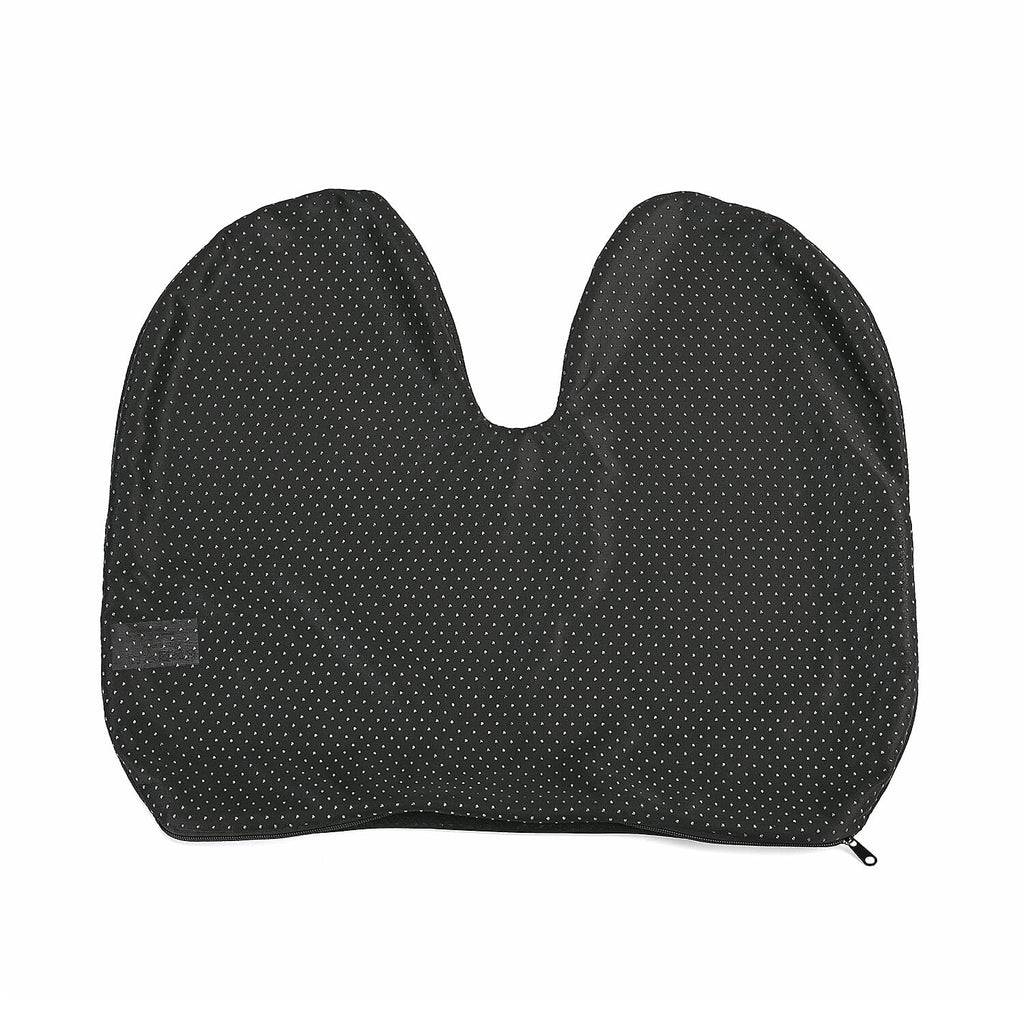 Gel Seat Cushion with Unique Honeycomb Gel Cooling Structure(Size 45x35 cm) - Black - Blue