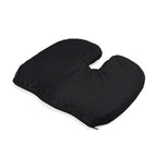 Gel Seat Cushion with Unique Honeycomb Gel Cooling Structure(Size 45x35 cm) - Black - Blue