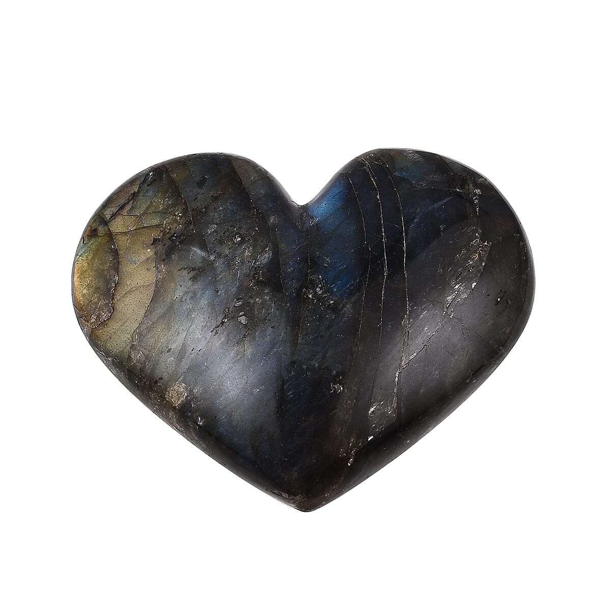 Gem Treasures - Labradorite Heart (4-5 Cm) 7189877 0