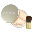 Genie Nutratanicals Mineral Foundation with Small Kabuki Brush - Light