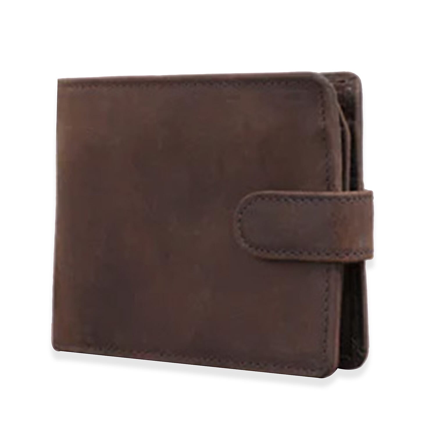 Genuine Leather Classic Everyday Essential RFID Wallet - Brown 8077109 1
