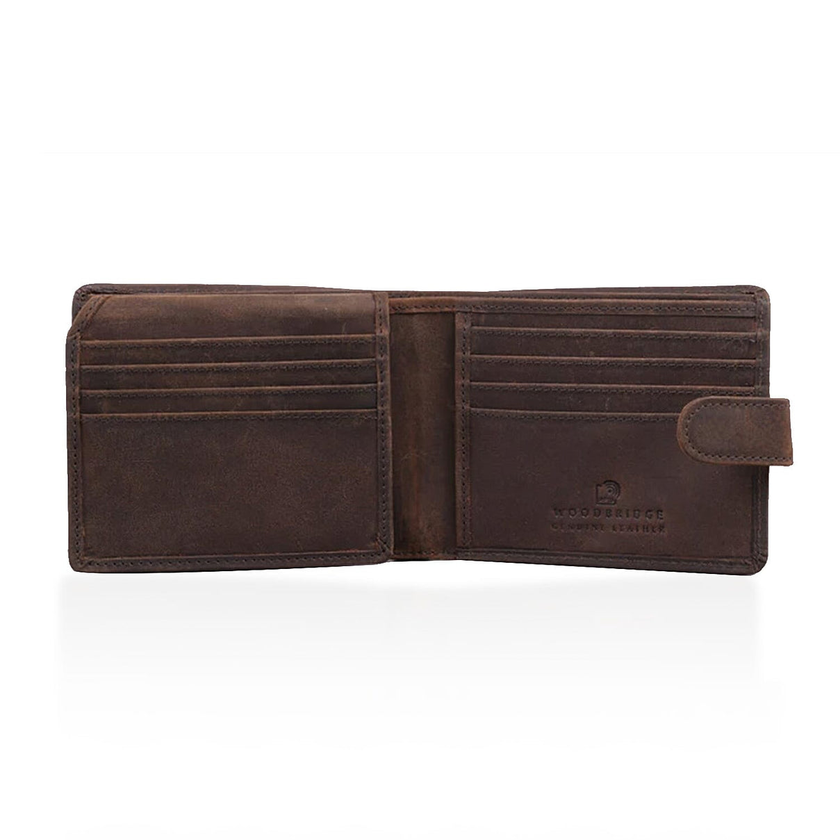Genuine Leather Classic Everyday Essential RFID Wallet - Brown 8077109 2