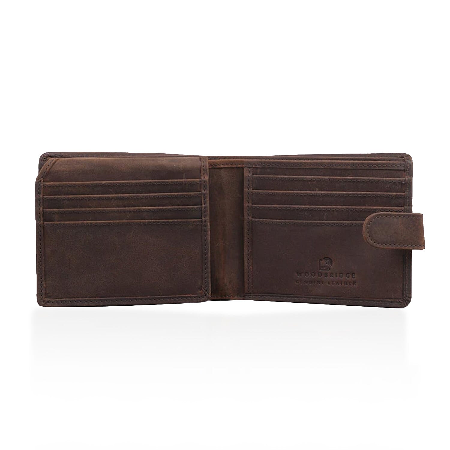 Genuine Leather Classic Everyday Essential RFID Wallet - Brown 8077109 2