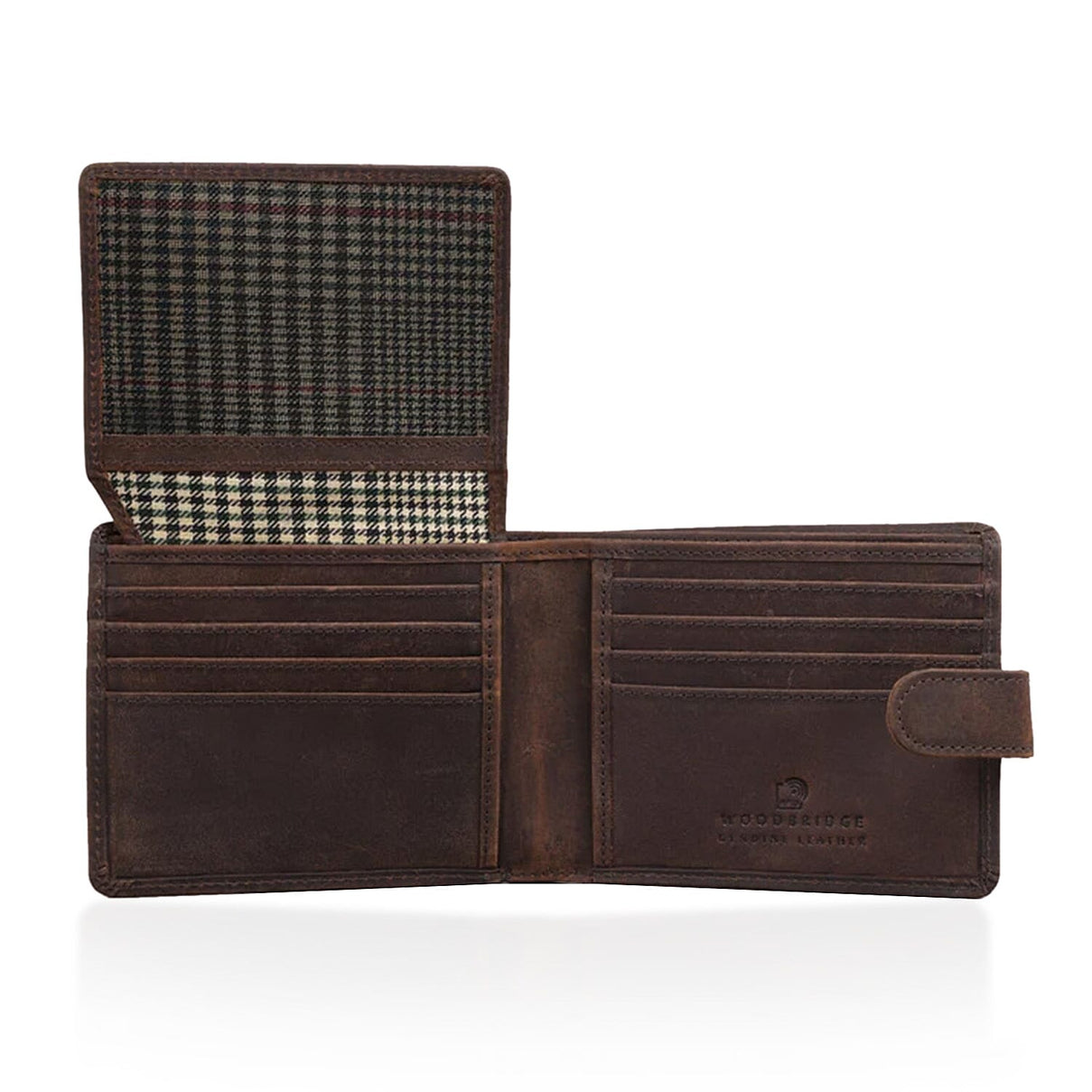 Genuine Leather Classic Everyday Essential RFID Wallet - Brown 8077109 3