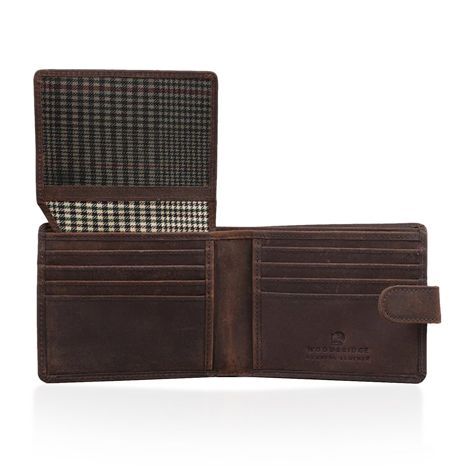 Genuine Leather Classic Everyday Essential RFID Wallet - Brown 8077109 3