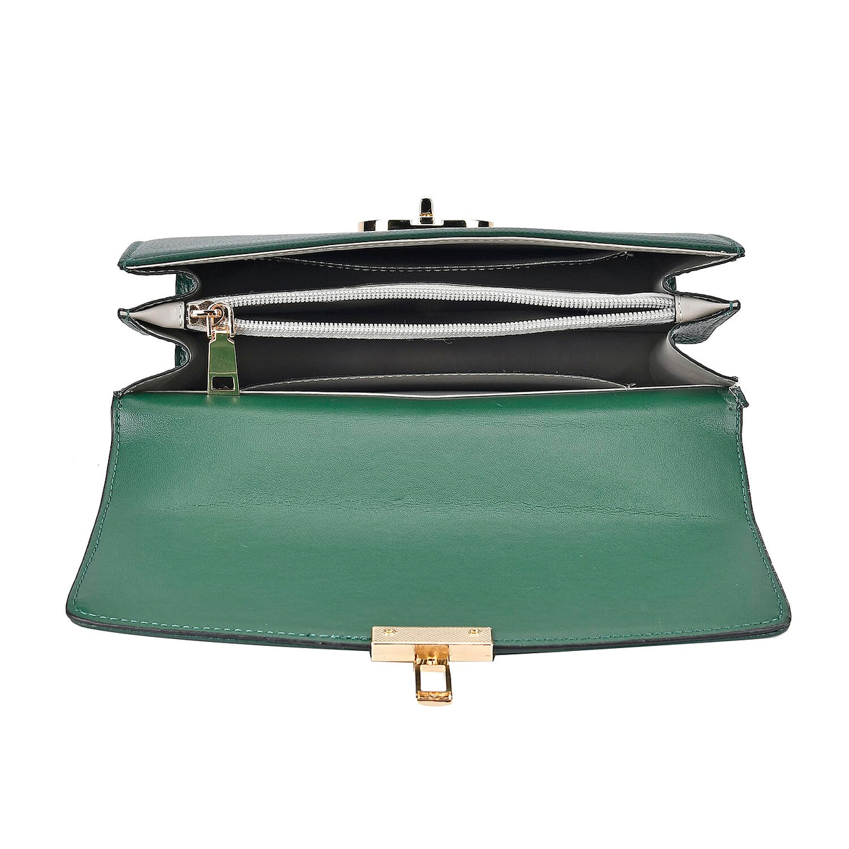 Genuine Leather Flap Crossbody Bag with Handle Drop 7730139 5