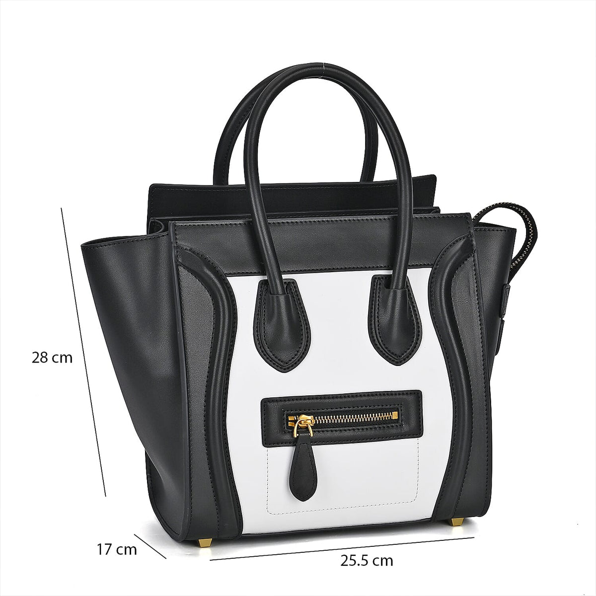 Genuine Leather Micro Luggage Tote Bag 7862986 13