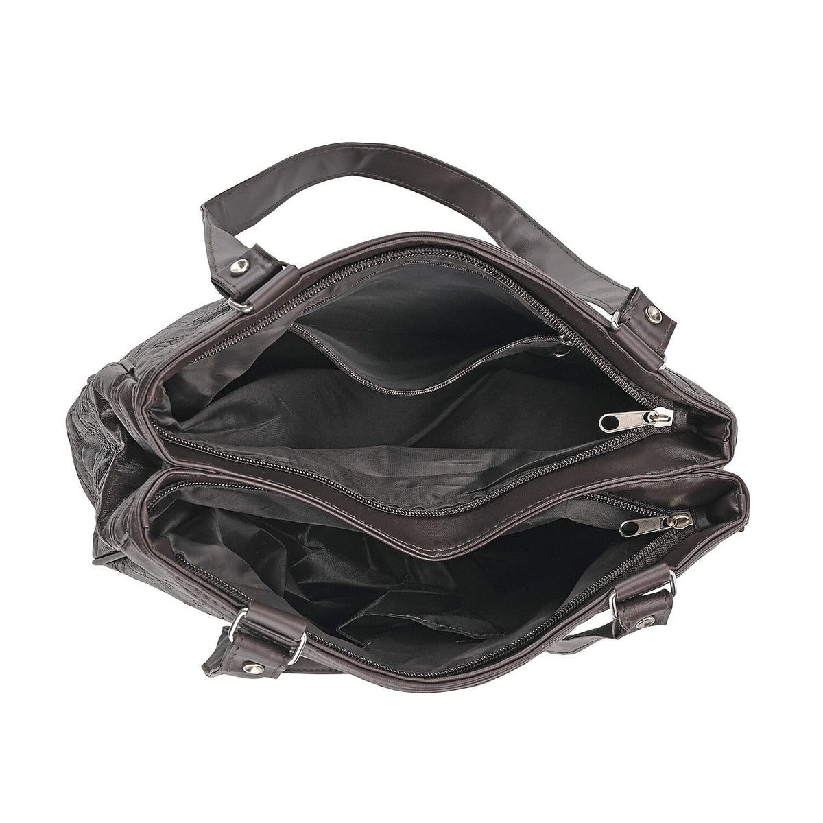 One Time CloseOut-Genuine Leather Tote Bag (Size 30x10x33 cm) - Brown 8099133 5