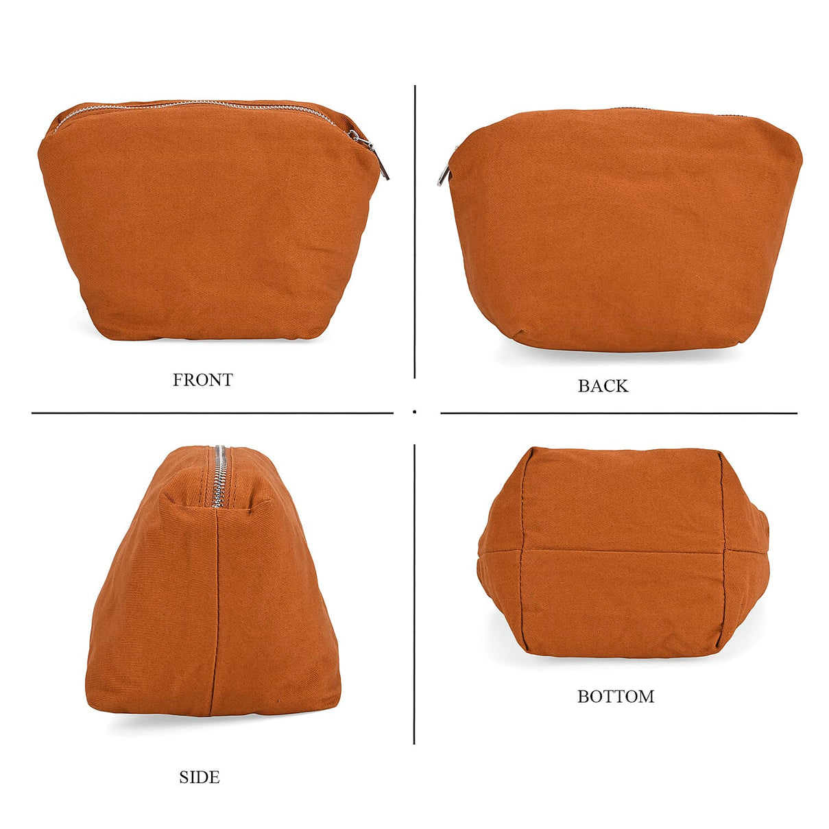 Set of 2 Genuine Leather Bucket Bag and Pouch 8162264 10