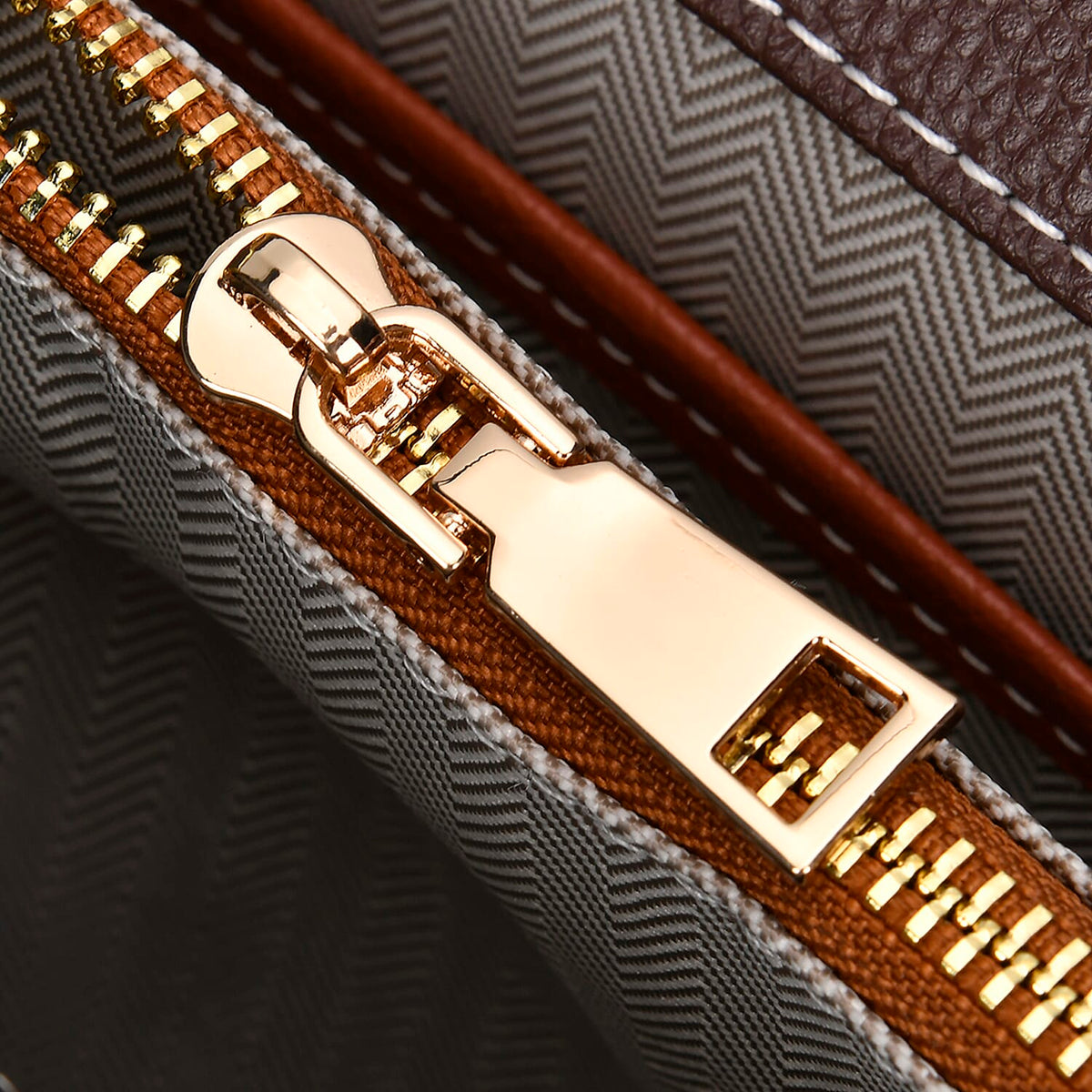 Genuine Leather Patterned Crossbody Bag with Detachable Strap 7733703 5