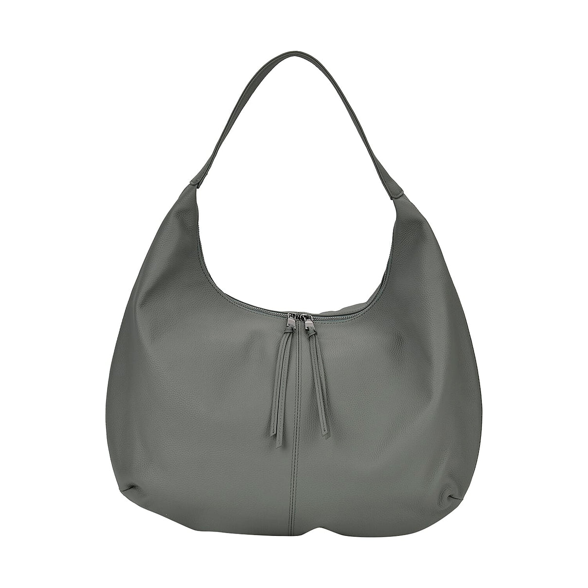 Genuine Leather Patterned Tote Bag - Green 7850845 0