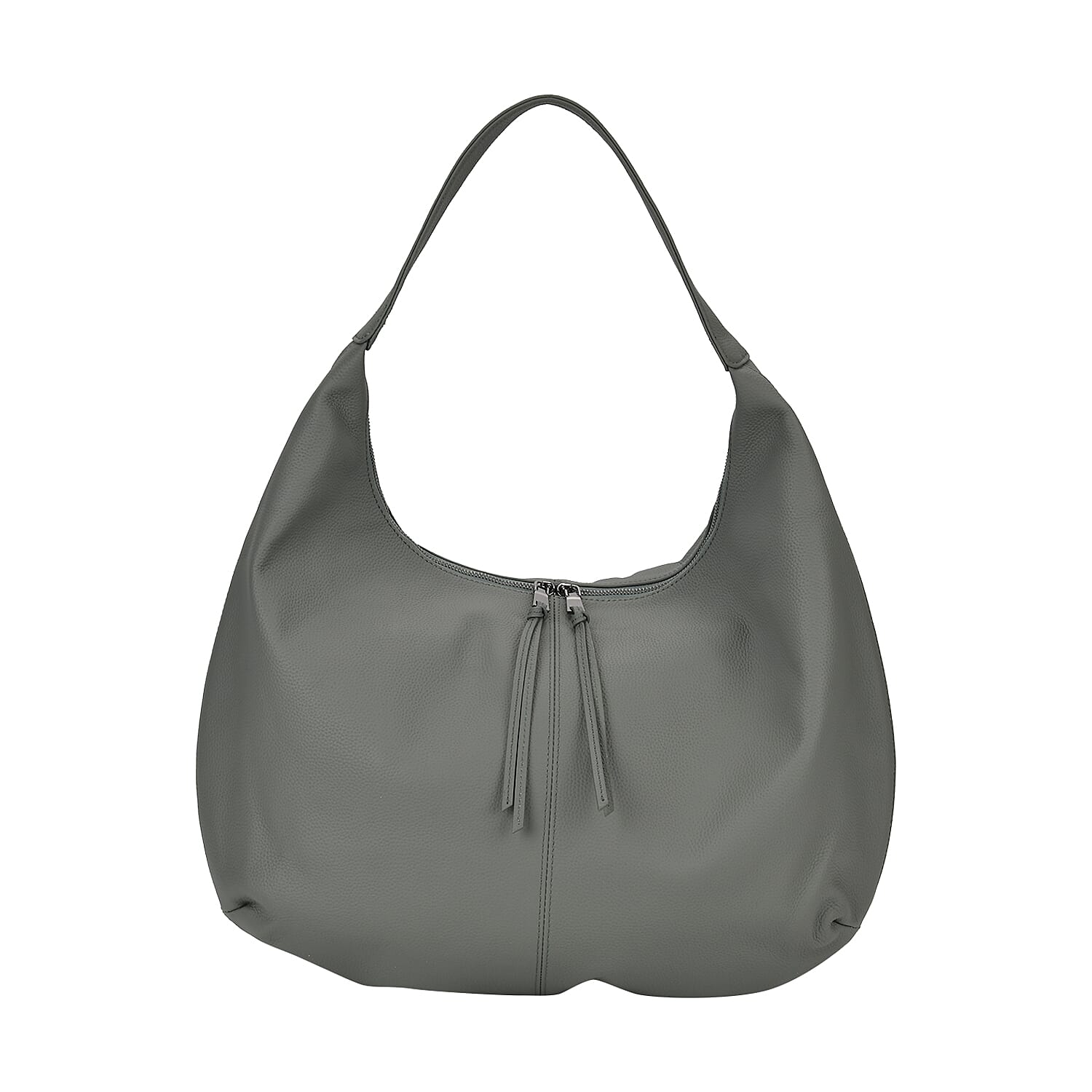 Genuine Leather Patterned Tote Bag - Green 7850845 0