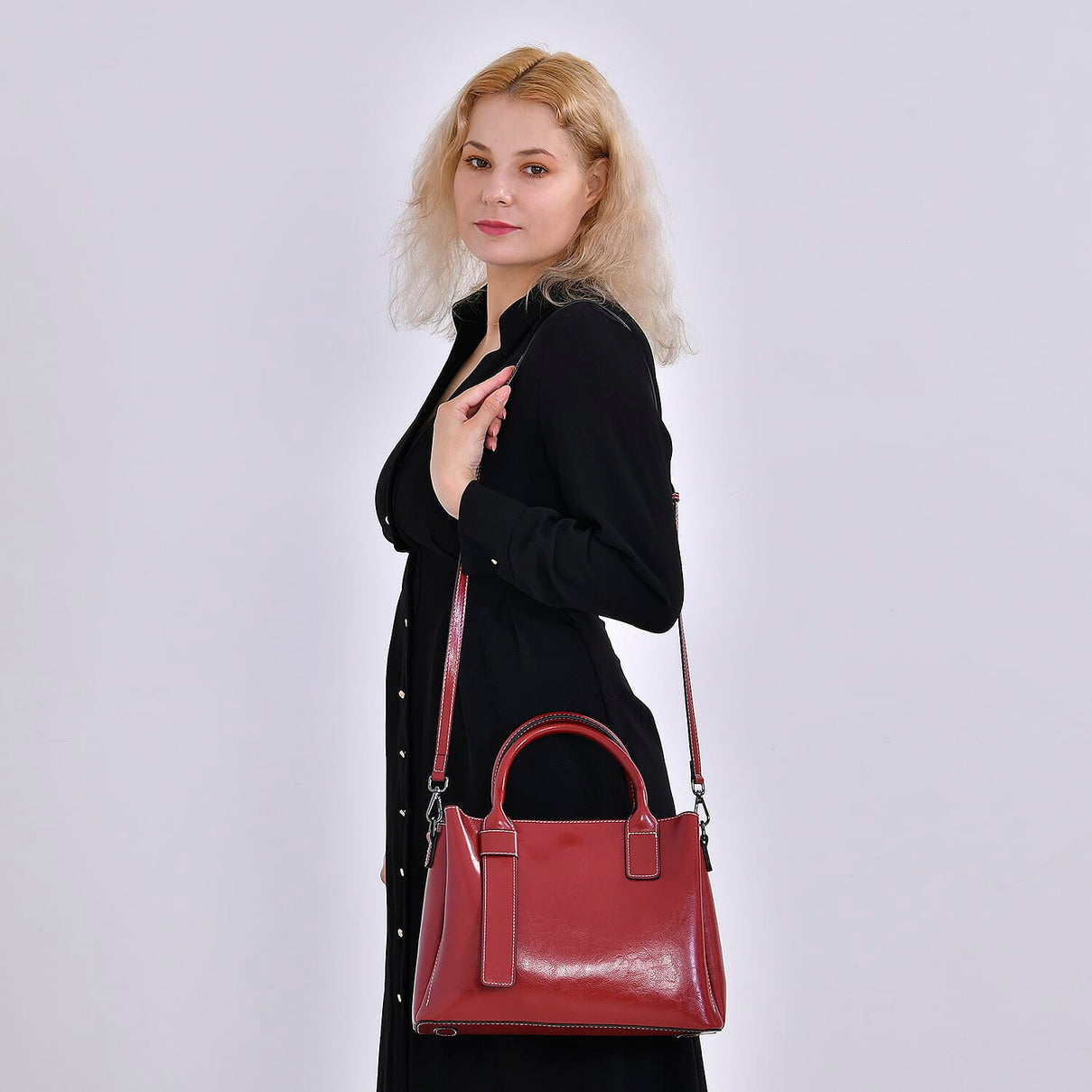 Ladies Tote Bag with Webbing Strap and Handle 7761911 1