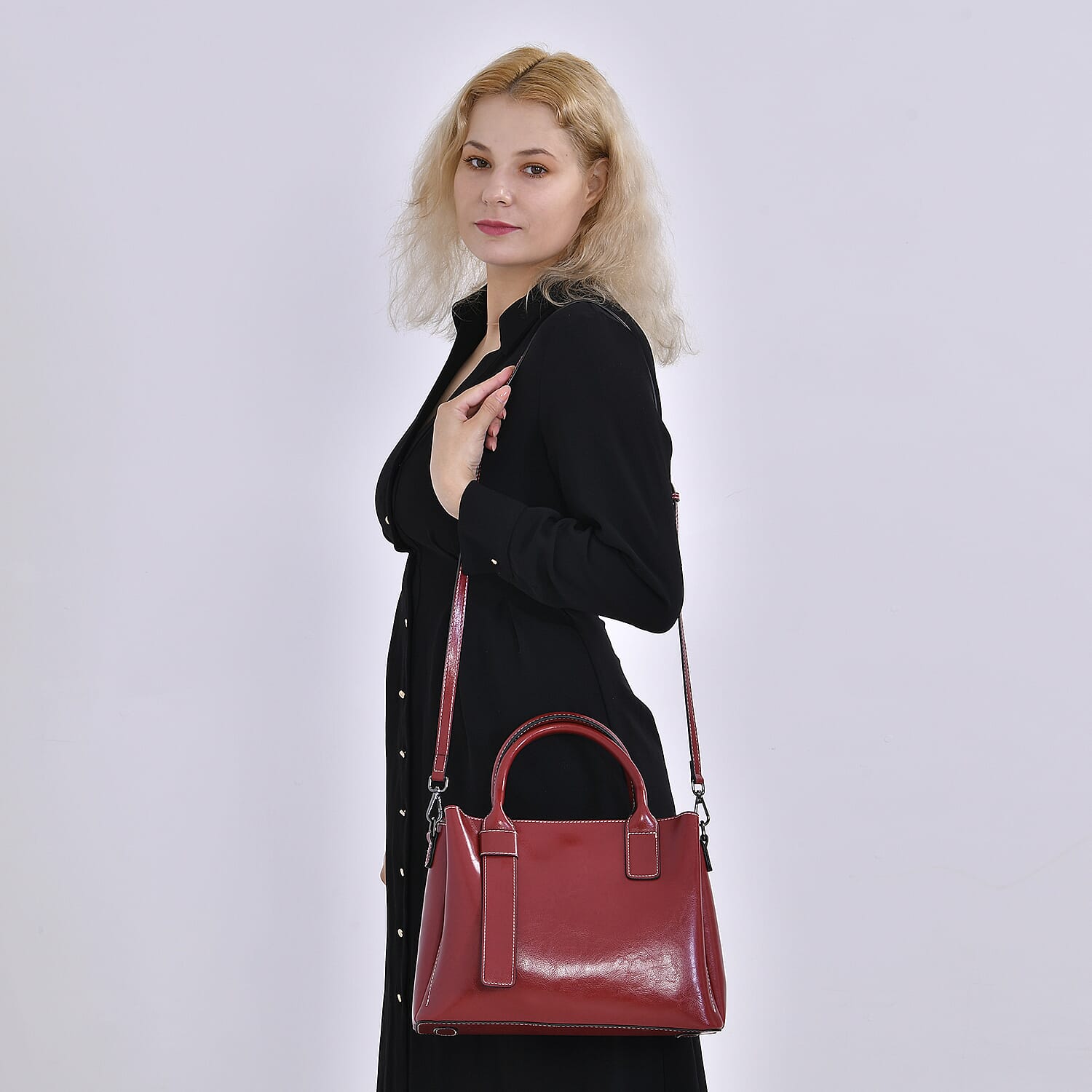 Ladies Tote Bag with Webbing Strap and Handle 7761911 1