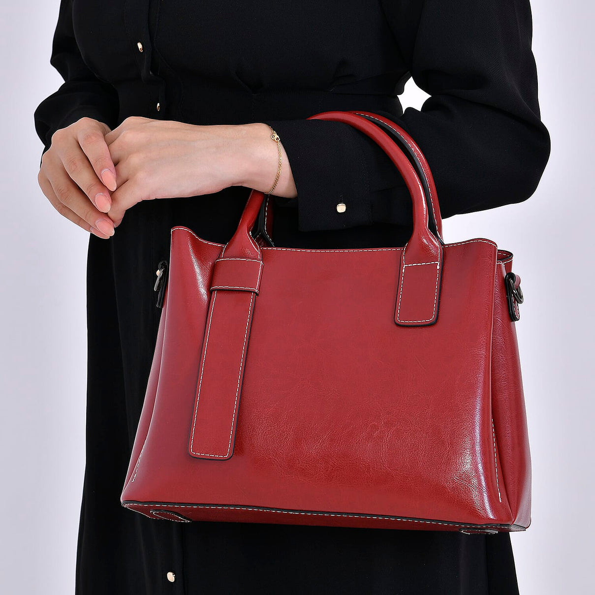Ladies Tote Bag with Webbing Strap and Handle 7761911 2