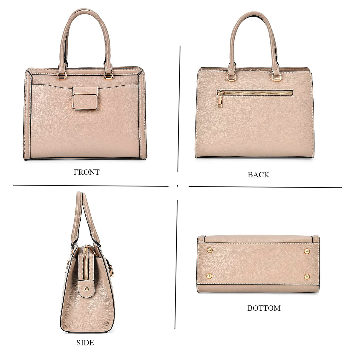 Genuine Leather Solid Crossbody Bag 7733683 3