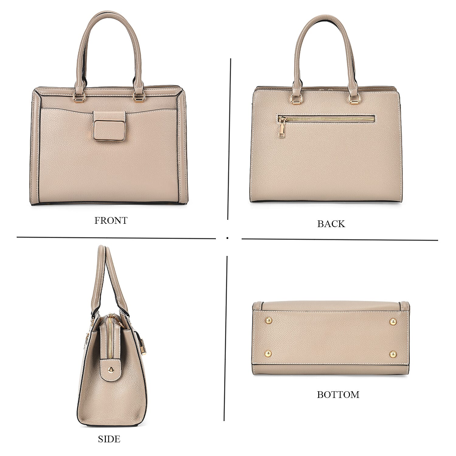 Genuine Leather Solid Crossbody Bag 7733683 3