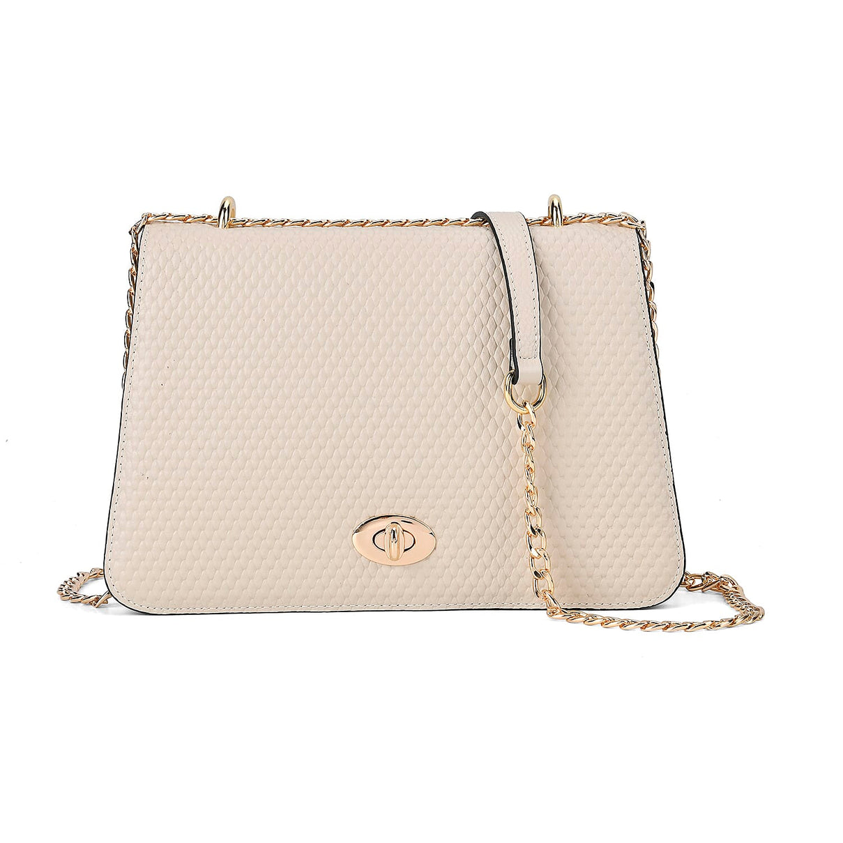 Genuine Leather Solid Crossbody Bag 7775815 0
