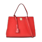 One Time Designer Closeout Deal - Genuine Leather Crossbody Bag - Red