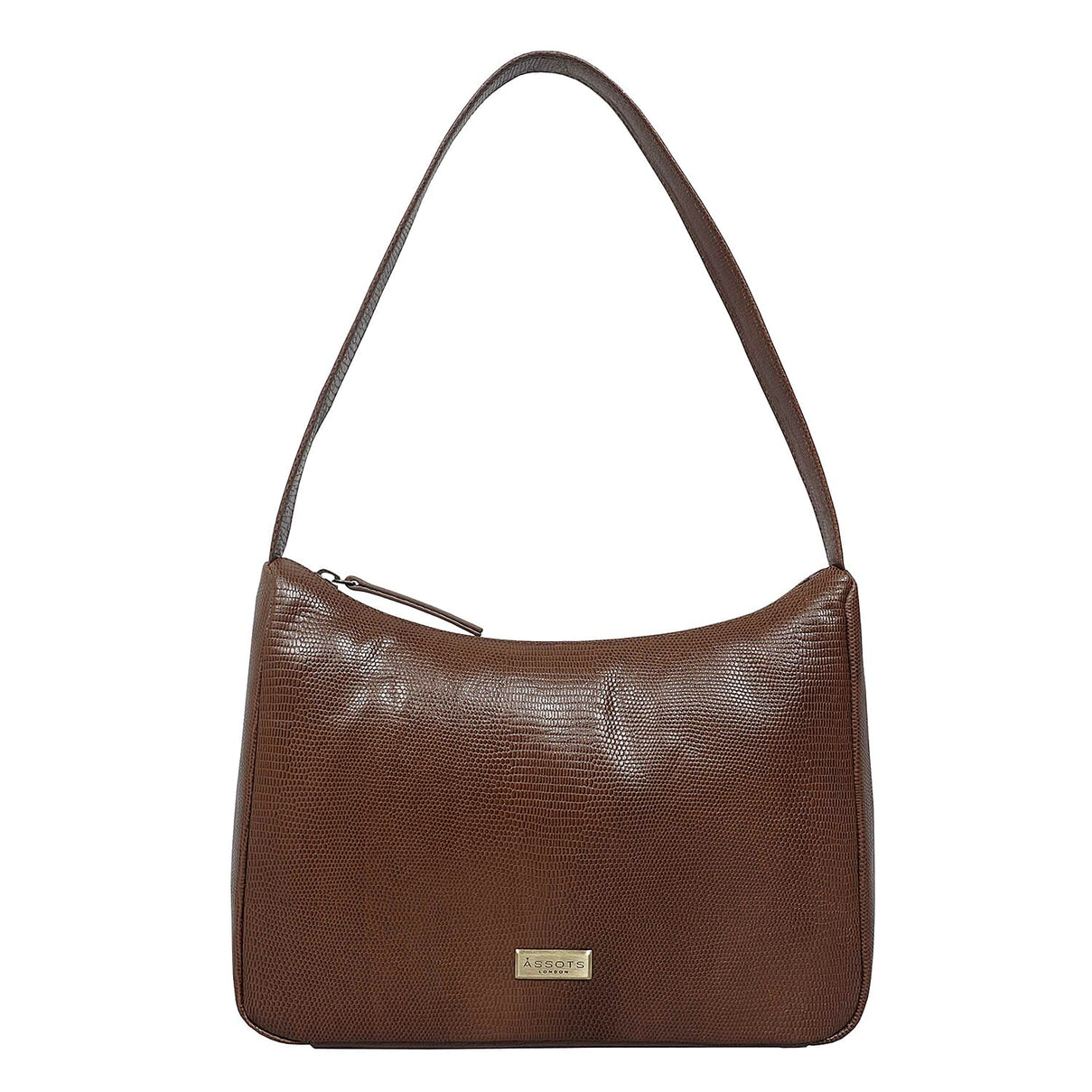 Assots London Brenda Genuine Leather Tote Bag  - Tan 7153962 0
