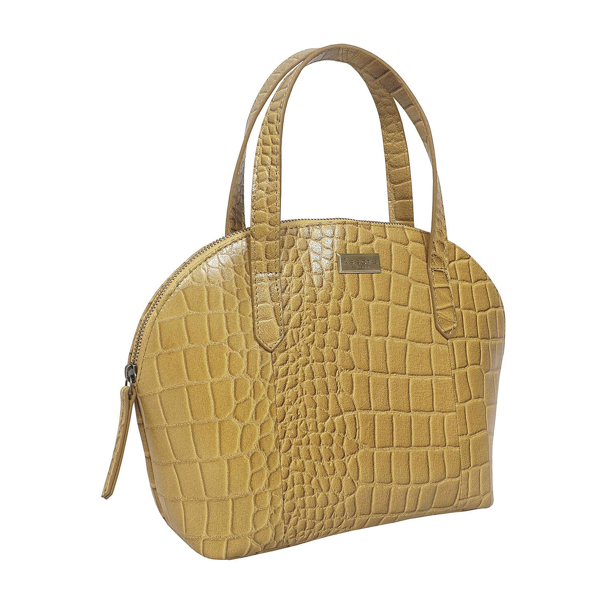 Assots London Cheryl Genuine Leather Tote Bag - Mustard 7153969 2