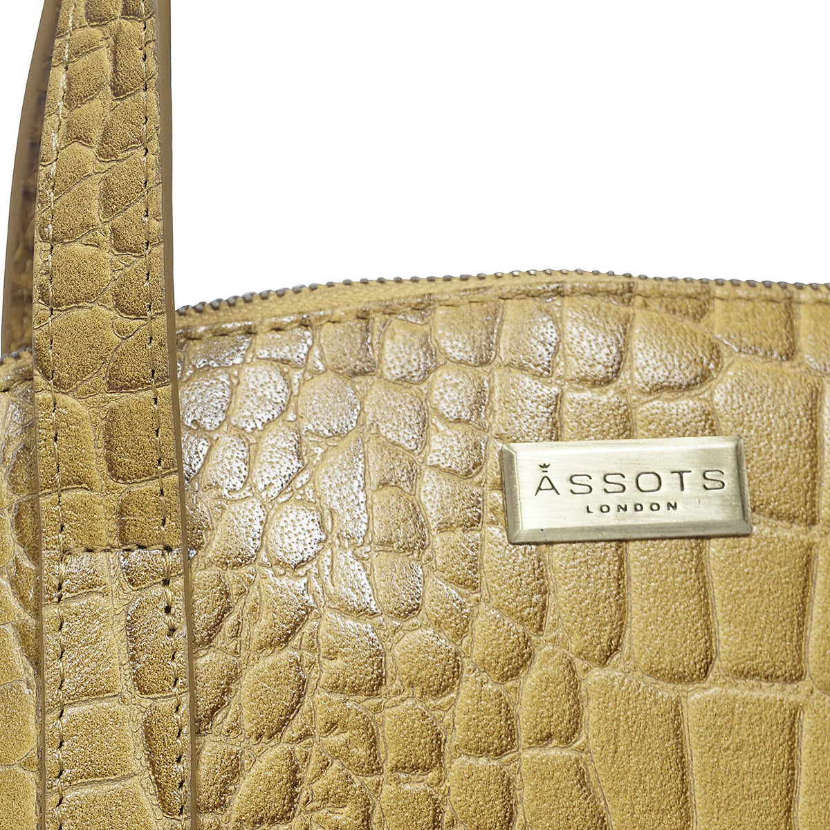 Assots London Cheryl Genuine Leather Tote Bag - Mustard 7153969 5