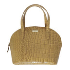 Assots London Cheryl Genuine Leather Tote Bag - Mustard