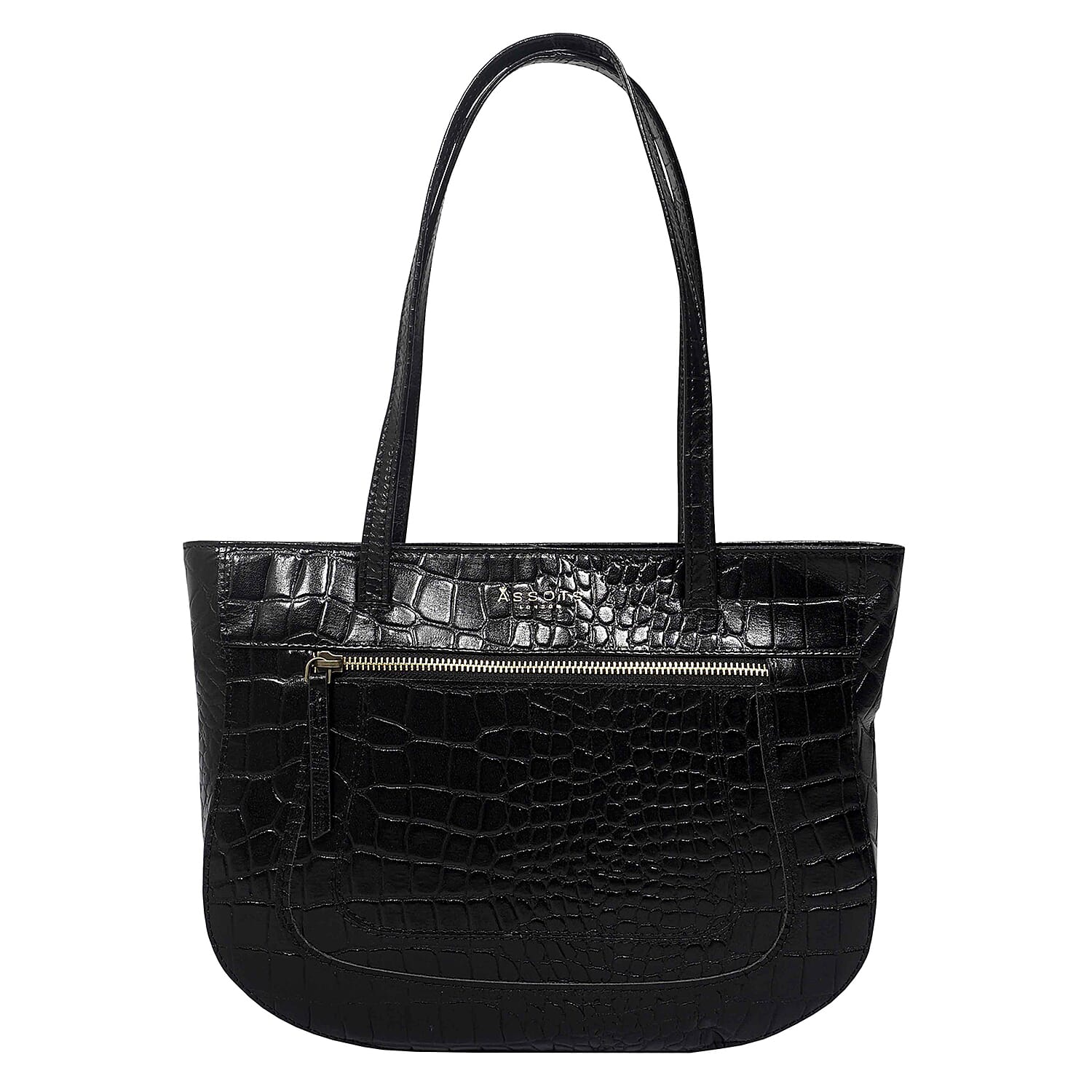 Assots London Julia Genuine Leather Tote Bag - Black 7153827 0