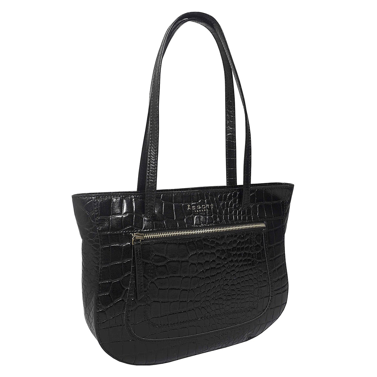Assots London Julia Genuine Leather Tote Bag - Black 7153827 2