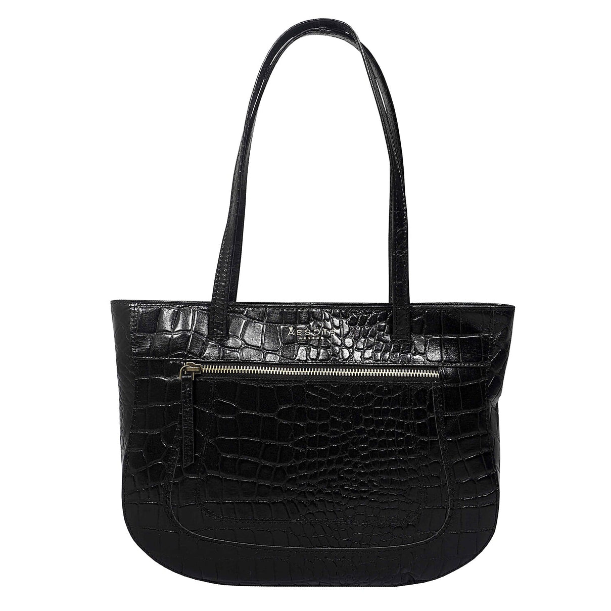 Assots London Julia Genuine Leather Tote Bag - Black 7153827 4