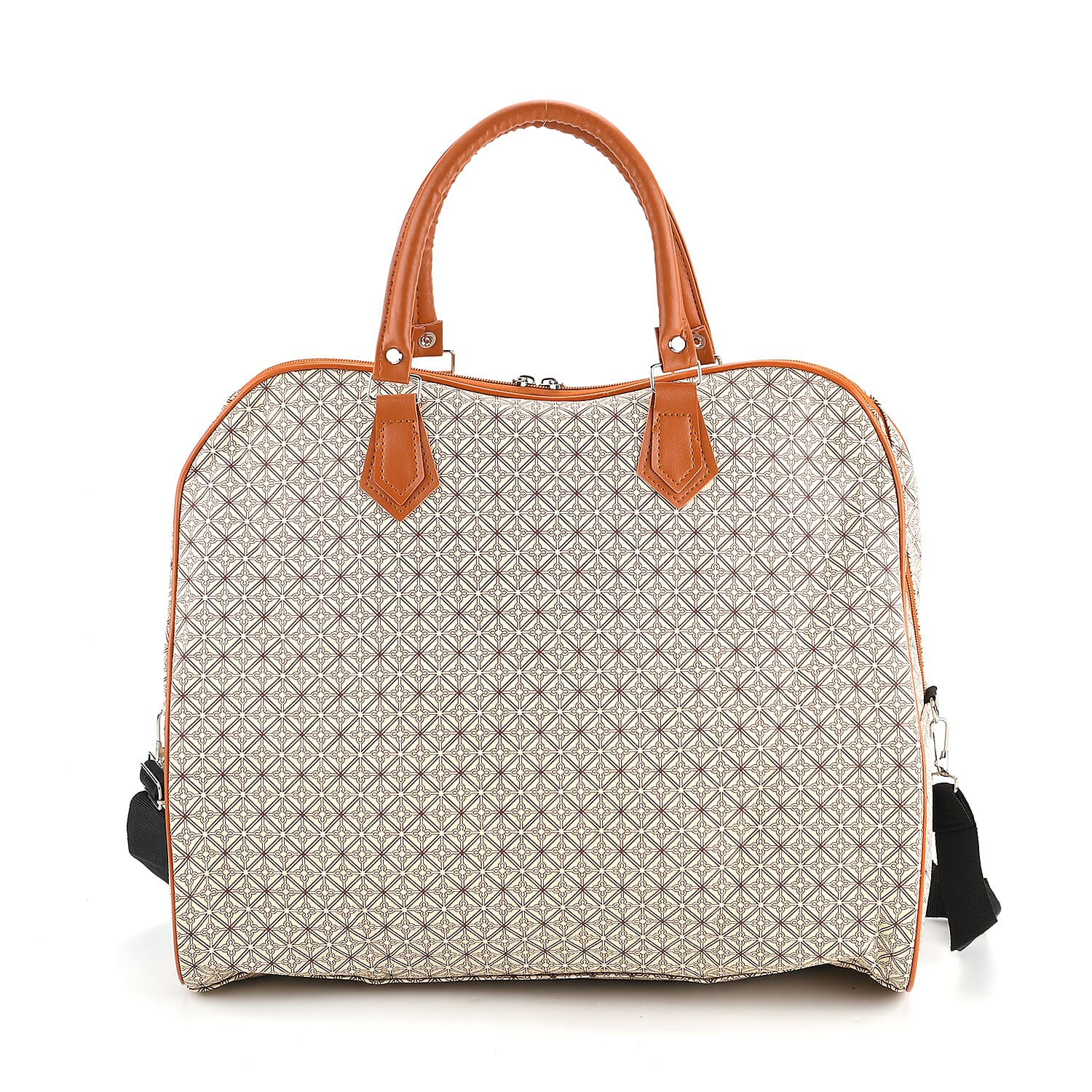 Geometric Pattern Travel Duffle Bag with Shoulder Strap (100 cm) 8233366 0