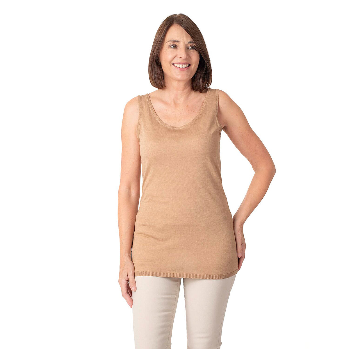 Geox Ladies Fine Gauge Tank Top V32655734 0